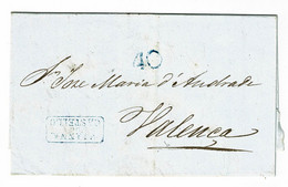 Portugal, 1852, Viana-Valença - ...-1853 Préphilatélie