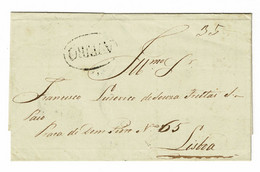 Portugal, 1843, Aveiro-Lisboa - ...-1853 Prephilately