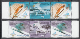 Yugoslavia 2006 Winter Olympic Games Turin Torino Italy Skiing Ski Jumping Sports, Middle Row MNH - Winter 2006: Turin