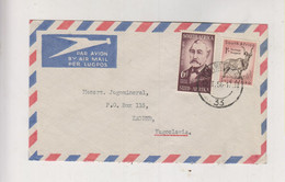 SOUTH AFRICA 1956 JOHANNESBURG Nice Airmail Cover To Yugoslavia - Luftpost