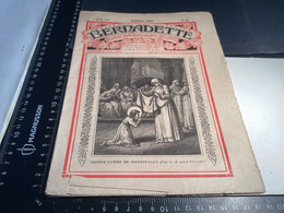 Bernadette Revue Hebdomadaire Illustrée Rare  1925 St Claire De Montefalco  Le Petit Boîteux - Bernadette