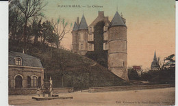 MONTMIRAIL (72) - Le Château - Aspect Toilé - En L'état - Montmirail
