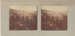 PHOTO-STEREO- 13- MARSEILLE A-IDENTIFIER  LA VUE  -VERS 1870/1880- RECTO-VERSO DIM 17.5X8.5 CM - Stereoscopic