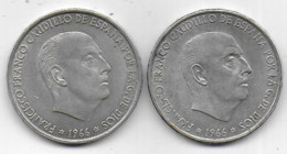 ESPAGNE  - 100 Pesetas X 2 -  1966 (66) Et  1966 (67) - 100 Pesetas