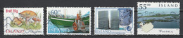 Islande 2002 : Timbres Yvert & Tellier N° 928 - 930 - 935 Et 948 Oblitérés. - Gebraucht