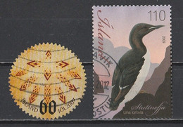 Islande 2007-2009 : Timbres Yvert & Tellier N° 1112 Et 1179 Oblitérés. - Gebraucht