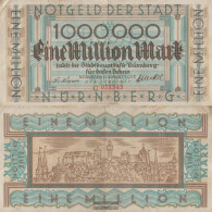 Nuremberg Inflationsgeld City Nuremberg Used (III) 1923 1 One Million Mark - 1 Miljoen Mark