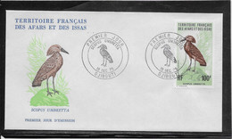 Afras Et Issas - Oiseaux - Enveloppe 1er Jour - TB - Cartas & Documentos