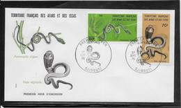 Afras Et Issas - Serpents - Enveloppe 1er Jour - TB - Storia Postale