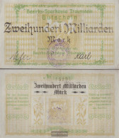 Traunstein Inflationsgeld Sparkassa Traunstein Used (III) 1923 200 Billion Mark - 200 Mrd. Mark