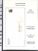 NN - D - [90158]TB//-NN - Belgique 1990-92 - ZOMERGEM - MALDEGEM, Oiseaux - Briefe U. Dokumente
