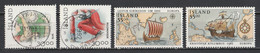 Islande 1992 : Timbres Yvert & Tellier N° 713 - 714 - 715 - 716 - 719 Et 720 Oblitérés. - Oblitérés