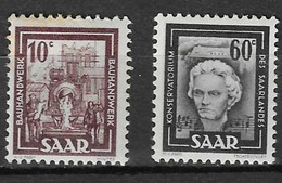Sarre N° 255 283 ** - Unused Stamps
