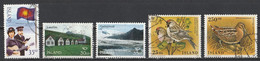 Islande 1995 : Timbres Yvert & Tellier N° 772 - 779 - 780 - 781 - 782 - 787 - 789 - 790 - 791 Et 792 Oblitérés. - Usados