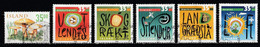 Islande 1999 : Timbres Yvert & Tellier N° 868 - 872 - 873 - 874 - 875 Et 876 Oblitérés. - Usati