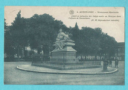 * Oudenaarde - Audenarde (Oost Vlaanderen) * (Ed. Van Assche Rousseaux, Nr 4) Monument Mexicain, Statue - Oudenaarde