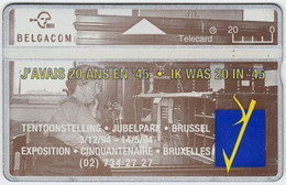 BELGIUM A-636 Hologram Belgacom - Communication, Historic Switchboard - 412C - Used - Zonder Chip