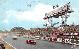 72-LE-MANS-CIRCUIT TABLEAU D'AFFICHAGE ET VIRAGE DES TRIBUNES - Le Mans