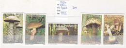 5 Timbres Neufs De Saint Thomas Et Prince  Champignons N° 1089 à 1093 - Pilze