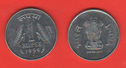 India 1 Rupia 1995 Noida Mint One Rupee 1955 Indie Indes - India