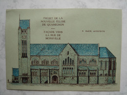 Quaregnon - Projet De La Nouvelle église - Façade Vers La Rue De Monsville (1937) - Quaregnon