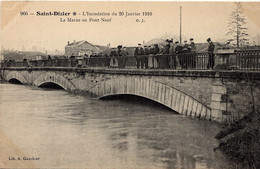 Saint Dizier         L Inondation Du 20 Janvier 1910       La Marne Au Pont Neuf ( Vergy ) - Saint Dizier