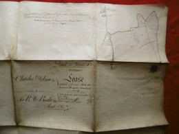 GRAND PARCHEMIN MANUSCRIT ILLUSTRE CARTE BETCHWORTH 1871 SIR BENJAMIN COLLINS BRODIE & CHARLES DOBSON - Documentos Históricos
