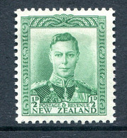 New Zealand 1938-44 King George VI Definitives - ½d Green HM (SG 603) - Nuevos