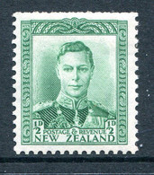 New Zealand 1938-44 King George VI Definitives - ½d Blue-green HM (SG 603) - Ungebraucht