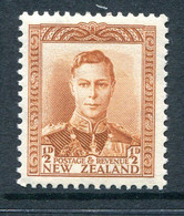 New Zealand 1938-44 King George VI Definitives - ½d Orange-brown HM (SG 604) - Ungebraucht