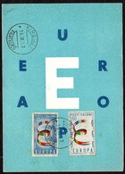 1957 Europa CEPT, Cartolina FDC Italia, Non Viaggiata - 1957