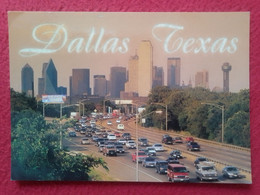 POSTKARTE POSTAL POST CARD DALLAS TEXAS TEJAS USA UNITED STATES SKYLINE REUNION TOWER...COCHES CARS VOITURES..AUTOS..VER - Dallas