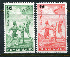 New Zealand 1939 Health - Beach Ball HM (SG 611-612) - Ongebruikt