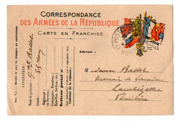 TB 3178 - MILITARIA - Carte En Franchise Militaire - Général Paul BOUËT Pour Mme BOUËT Manoir De Lanvian à LAMBEZELLEC - Lettres & Documents