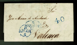 Portugal, 1844, Lisboa-Valença - ...-1853 Vorphilatelie