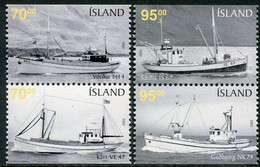 ICELAND  2005 Fishing Boats  MNH / **.  Michel 1099-1101 - Unused Stamps