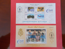 ESPAGNE - Blocs Feuillets   N° 70 / 71  Année 1996   - Neuf XX    Neuf XX Voir Photo - Blocs & Hojas