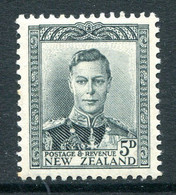 New Zealand 1947-52 King George VI Definitives - 5d Slate HM (SG 682) - Neufs