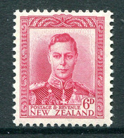 New Zealand 1947-52 King George VI Definitives - 6d Carmine HM (SG 683) - Neufs