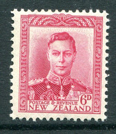 New Zealand 1947-52 King George VI Definitives - 6d Carmine HM (SG 683) - Nuevos