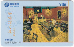 CHINA J-208 Prepaid ChinaTelecom - Painter, Vincent Van Gogh - Used - China