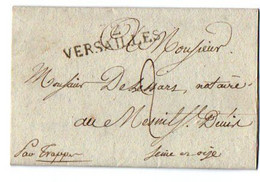 TB 3183 - 1823 - LAC - Lettre De VERSAILLES Pour LE MESNIL SAINT DENIS - 1801-1848: Précurseurs XIX