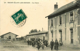 St éloy Les Mines * La Gare * Ligne Chemin De Fer Puy De Dôme - Saint Eloy Les Mines