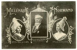 Rouen.1911.Millénaire Normand.1000e Anniversaire De La Fondation Du Duché De Normandie.Président République Fallières. - Inaugurazioni