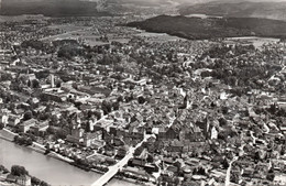 SUISSE,HELVETIA,SWISS,SWITZERLAND,SVIZZERA,SCHWEIG,ARGOVIE,AARAU,CARTE PHOTO AERIENNE,RARE - Aarau