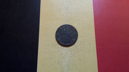 BELGIQUE GUILLAUME IER RARE 1/2 CENT 1826 B ! USURE/OXYDATION NON NETTOYEE COTE 150-400-850-1500€ ! - 1815-1840: Willem I.