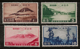 Japon 1936 N° Y&T : 227 à 230 * - Ungebraucht