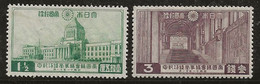 Japon 1936 N° Y&T : 234 Sans Gomme Et 235 * - Unused Stamps