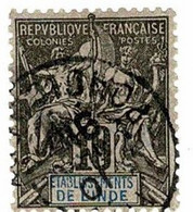 INDE FRANCAISE N°5 Cote 4€ - Oblitérés