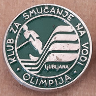 Water Skiing Club Olimpija Ljubljana Vintage Slovenia Ex Yugoslavia Badge Pin - Ski Náutico